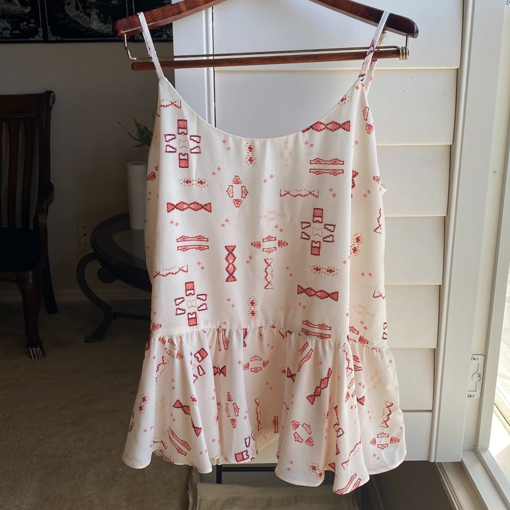 Metaphor Womens Spaghetti Strap Blouse